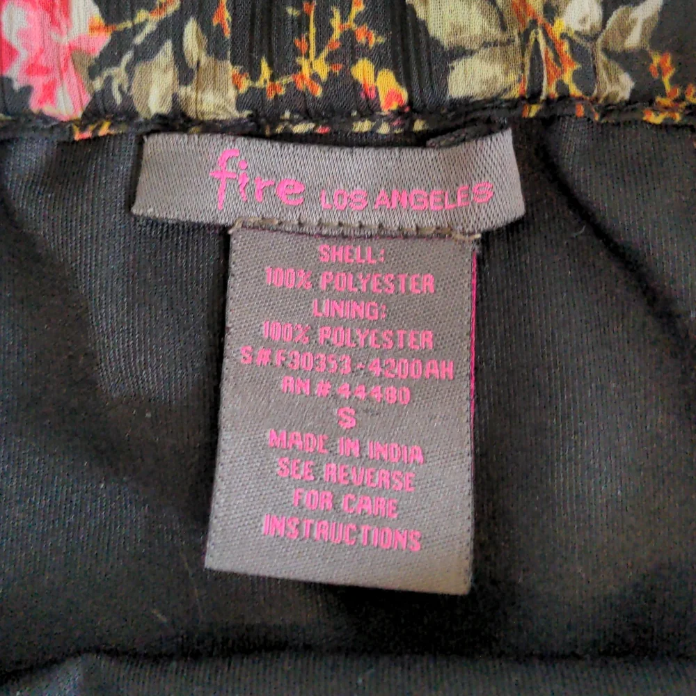 Strapless Floral Romper, Small, Fire Los Angeles - Picture 2 of 5